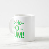 Mug Logo vert de "Ho-Ho-Ho-Bourdonnement" (Devant gauche)