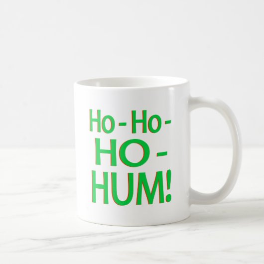 Mug Logo vert de "Ho-Ho-Ho-Bourdonnement" (Droite)