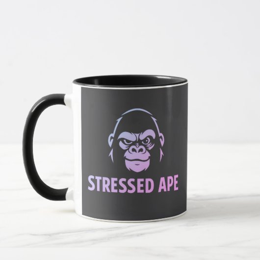 Mug Logo vert des studios Stressed Ape (Gauche)