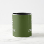 Mug Logo vert du studio Stressed Ape (Centre)