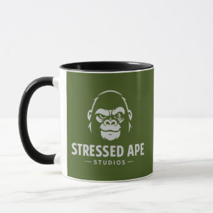 Mug Logo vert du studio Stressed Ape