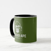 Mug Logo vert du studio Stressed Ape (Devant gauche)