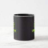 Mug Logo vert du studio Stressed Ape (Centre)
