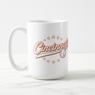 Mug Logo Vintage de baseball Cincinnati - Retro Sports