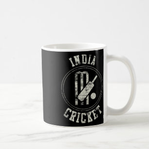 Mug Logo vintage de cricket d'Inde 