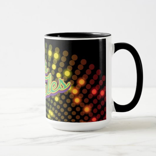 Mug Logo vintage de Los Angeles (Droite)