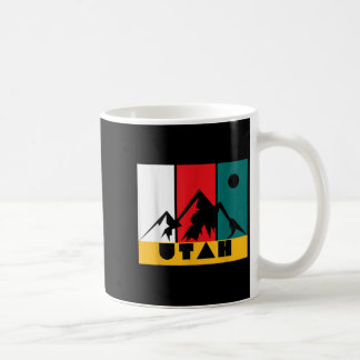 Mug Logo Vintage de l'Utah - Park City Utah - Ski de f