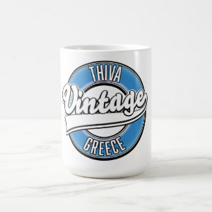 Mug Logo vintage de Thiva Grèce