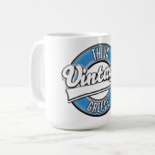 Mug Logo vintage Thiva Grèce (Devant gauche)