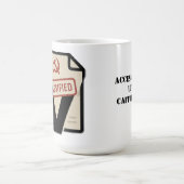 Mug Logo Vostok - Accès Refusé Jusqu'À La Caféine (Centre)