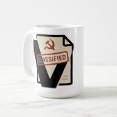 Mug Logo Vostok - Accès Refusé Jusqu'À La Caféine (Devant gauche)