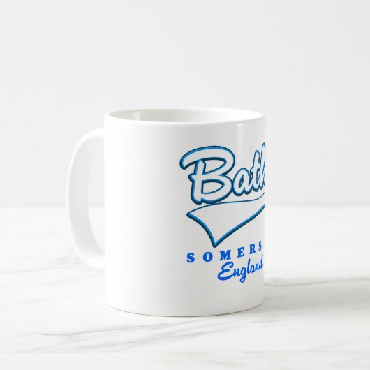 Mug Logo voyage de Bath Somerset (Devant gauche)