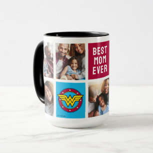 Mug Logo Wonder Woman   Maman Photo Collage