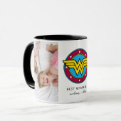 Mug Logo Wonder Woman | Photo de maman (Devant gauche)