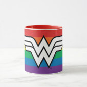 Mug Logo Wonder Woman Rainbow (Centre)