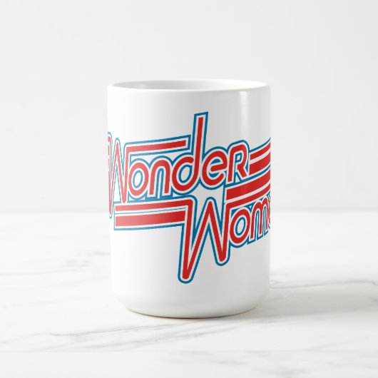 Mug Logo Wonder Woman Red and Blue Stripe (Centre)