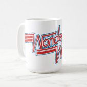 Mug Logo Wonder Woman Red and Blue Stripe (Devant gauche)