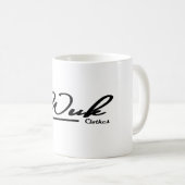 Mug Logo Wuk Clothes du mok blanc (Devant droit)