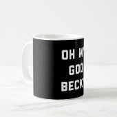 MUG L'OH MON BECKY D'UN DIEU (Devant gauche)