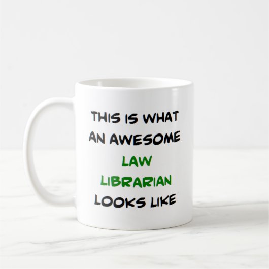 Mug loi bibliothécaire, génial (Gauche)