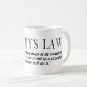 Mug Loi de Murphy (Devant droit)