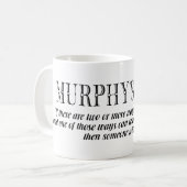 Mug Loi de Murphy (Devant gauche)