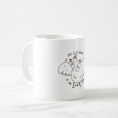 Mug L'oie idiote est lâchée (Devant gauche)