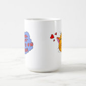 Mug Loin Drôle Orange Chat Texte Achoo! sur vous (Centre)