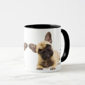 Mug Loin French Bulldogs Chiens tellement de citations (Devant droit)