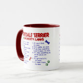 Mug Lois 2 de propriété d'AIREDALE TERRIER (Devant gauche)