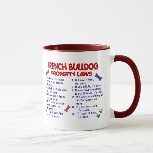 Mug Lois 2 de propriété de BOULEDOGUE FRANÇAIS (Droite)