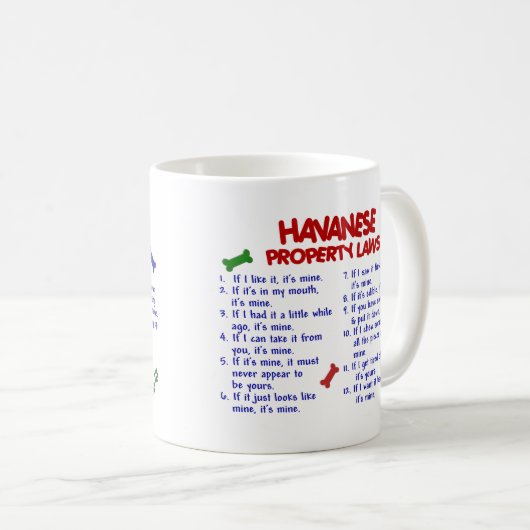 Mug Lois 2 de propriété de HAVANESE (Devant droit)