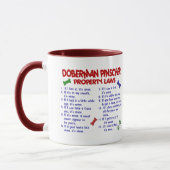 Mug Lois 2 de propriété de PINSCHER de DOBERMANN (Gauche)