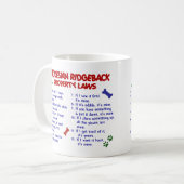 Mug Lois 2 de propriété de RHODESIAN RIDGEBACK (Devant gauche)
