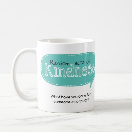 Mug Lois aléatoires de la gentillesse (Gauche)