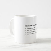 Mug Lois drôles du comptable quatre de CPA des (Devant gauche)