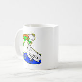 Mug L'oiseau d'obstruction de grenouille abandonnent (Devant gauche)