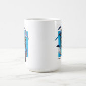 Mug: L'oiseau est bon pour la Mug de café Blues 20 (Centre)