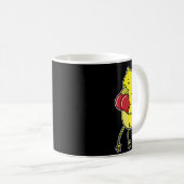 Mug L'oiseau fait de la boxe (Devant droit)