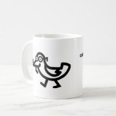 Mug L'oiseau matinal attrape le ver (Devant gauche)