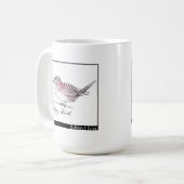 Mug L'oiseau rayé d'Edward Lear (Devant gauche)