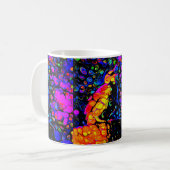 Mug L'Oiseau Solitaire 4 : Style Art Liquide (Devant gauche)