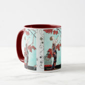 Mug L'OISEAU VOLONTAIRE, LA MODE DE BEAUTÉ/ FLEUVES Gé (Devant gauche)