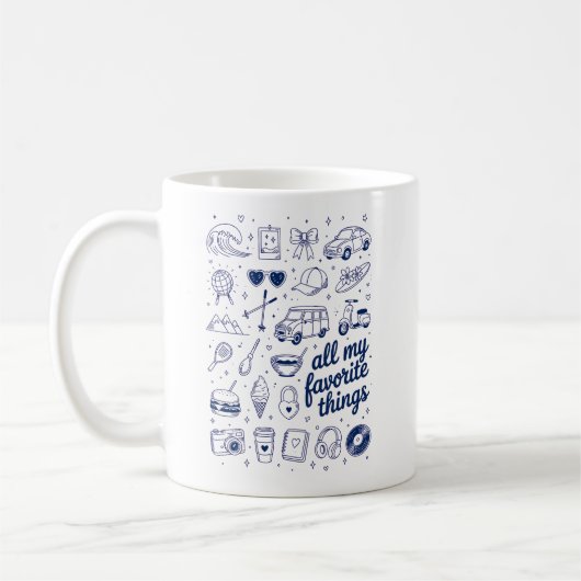 Mug Loisirs et esthétique de voyage rétro (Gauche)