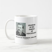 Mug L'oisiveté est le parent de la psychologie (Gauche)