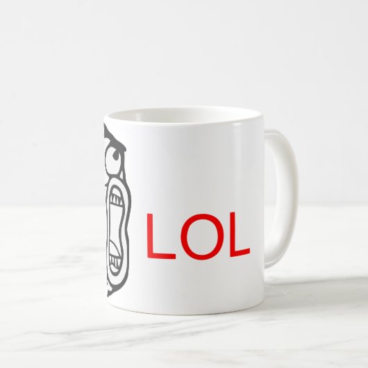 Mug LOL - meme (Devant droit)