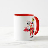 Mug Lola Bunny Team England Soccer Graphic (Devant droit)