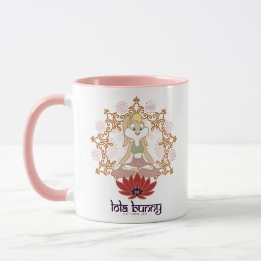 Mug Lola Bunny Yoga Lotus Pose (Gauche)