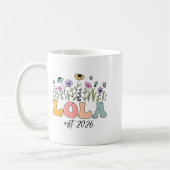 Mug Lola Est. 2026 Wildflower Promoted To Lola  (Gauche)