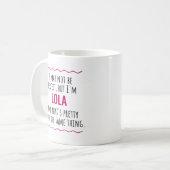 Mug Lola Filipino Philippines Grand-mère Cadeau (Devant gauche)
